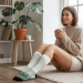 Artistic Mountain Meadow and Grass Landscape Socks Socken