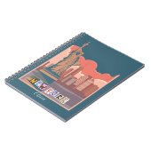 Artistic New York Skyline Notebook - Personalisier Notizblock (Linke Seite)