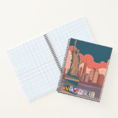 Artistic New York Skyline Personalized  Notizblock (Innenseite)
