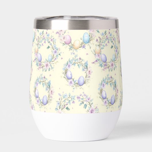 Artistic Oaster Pattern Wine Tumbler (Rückseite)