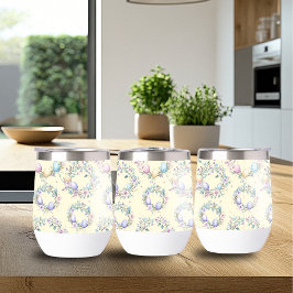 Artistic Oaster Pattern Wine Tumbler