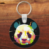 Artistic Panda Schlüsselanhänger (Vorderseite)