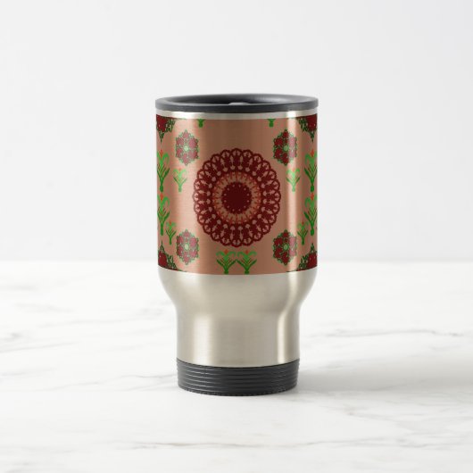 Artistic Pattern Coffee Mug – Stylish Kitchenware  Reisebecher (Mittel)