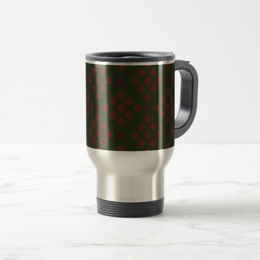 Artistic Pattern Coffee Mug – Stylish Kitchenware  Reisebecher (VorderseiteRechts)
