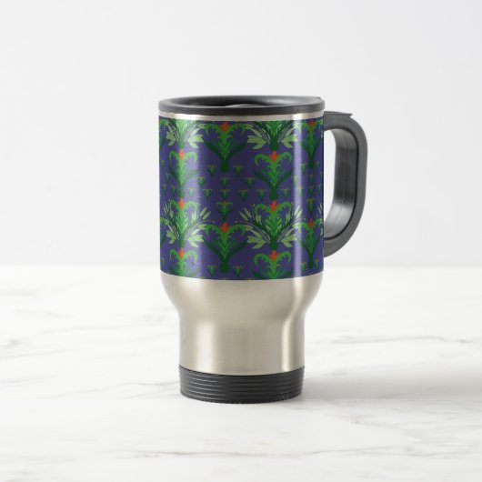 Artistic Pattern Coffee Mug – Stylish Kitchenware  Reisebecher (VorderseiteRechts)