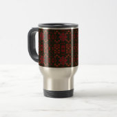 Artistic Pattern Coffee Mug – Stylish Kitchenware  Reisebecher (Vorderseite Links)