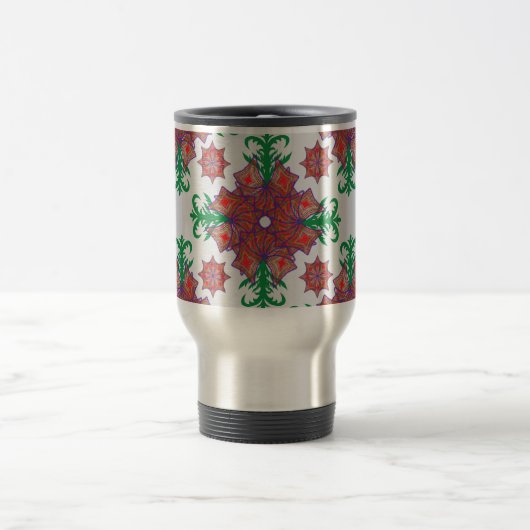 Artistic Pattern Coffee Mug – Stylish Kitchenware Reisebecher (Mittel)