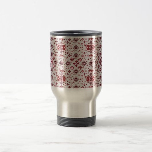 Artistic Pattern Coffee Mug – Stylish Kitchenware  Reisebecher (Mittel)