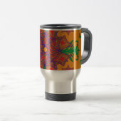 Artistic Pattern Coffee Mug – Stylish Kitchenware  Reisebecher (VorderseiteRechts)