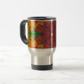 Artistic Pattern Coffee Mug – Stylish Kitchenware  Reisebecher (Vorderseite Links)