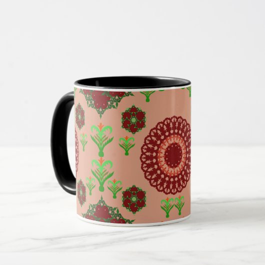 Artistic Pattern Coffee Mug – Stylish Kitchenware  Tasse (Vorderseite Links)