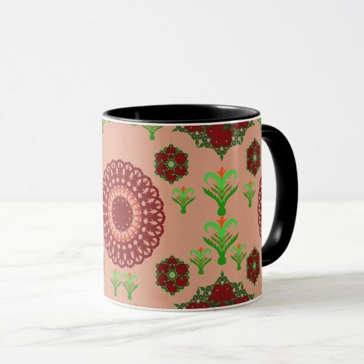 Artistic Pattern Coffee Mug – Stylish Kitchenware  Tasse (VorderseiteRechts)