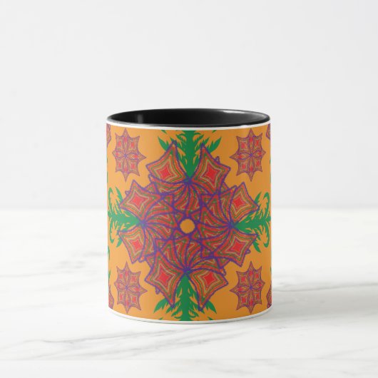 Artistic Pattern Coffee Mug – Stylish Kitchenware  Tasse (Zentrum)