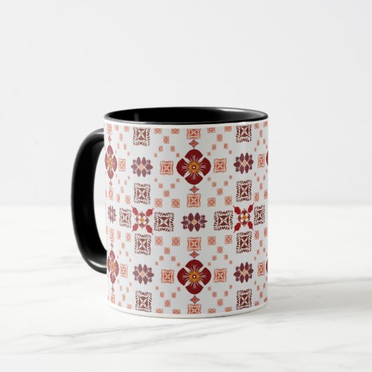 Artistic Pattern Coffee Mug – Stylish Kitchenware  Tasse (Vorderseite Links)