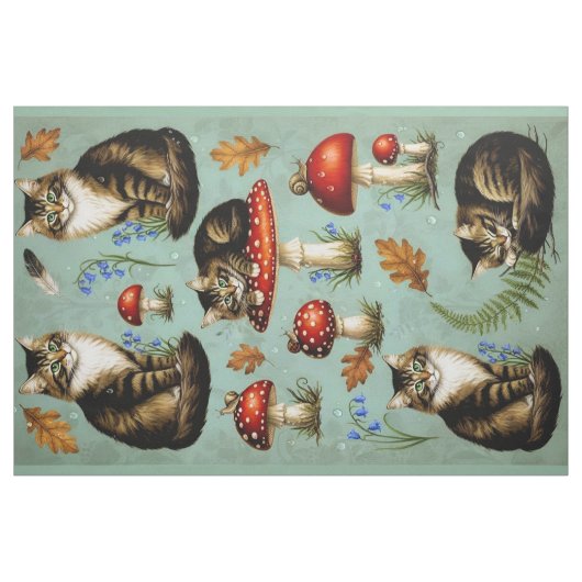 Artistic Quilting Fabric Cats Stoff (Fat Quarter (45,7 x 55,9 cm))
