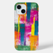 Artistic Rainbow Paint Abstrakt Case-Mate iPhone Hülle (Rückseite)