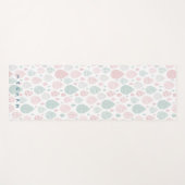 Artistic Raindrops ⎢ Monogram Yoga Mat Yogamatte (Vorderseite (Horizontal))