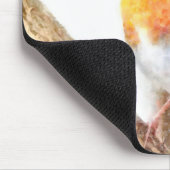 Artistic Robin Redust Perched Mousepad (Ecke)