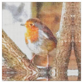 Artistic Robin Redust Perched Stoff (Nahaufnahme)
