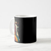Artistic Rock Climber Men And Women Rock Climbing  Kaffeetasse (Vorderseite Links)