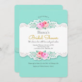 Artistic Roses Invitation Einladung (Vorne/Hinten)