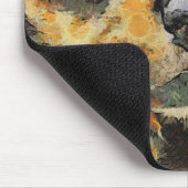 Artistic Rottweiler Puppy Portrait Mousepad (Ecke)