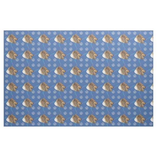 Artistic Rough Collie Head (Sable) Stoff (Fat Quarter (45,7 x 55,9 cm))