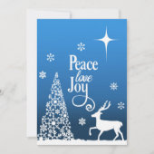 Artistic scene of Peace, Love and Joy personalize (Vorderseite)