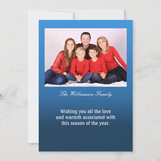 Artistic scene of Peace, Love and Joy personalize (Rückseite)