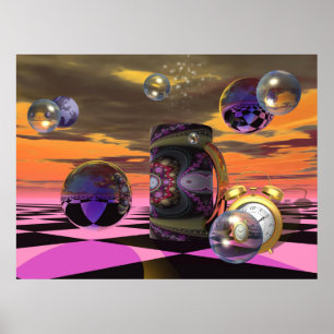 artistic sci-fi poster