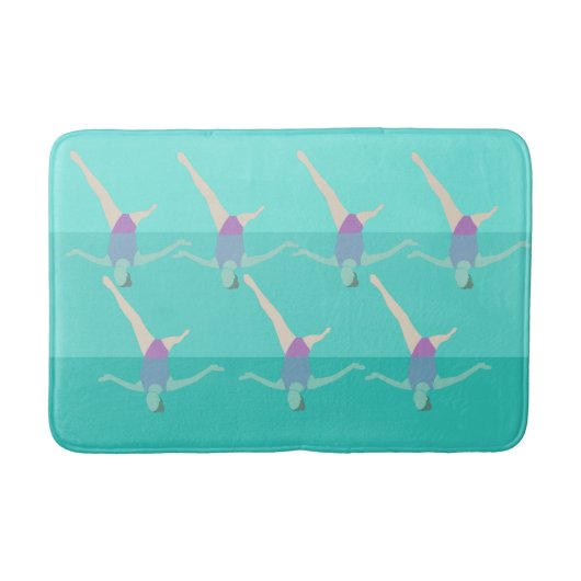 Artistic Swimming Badematte (Vorderseite)