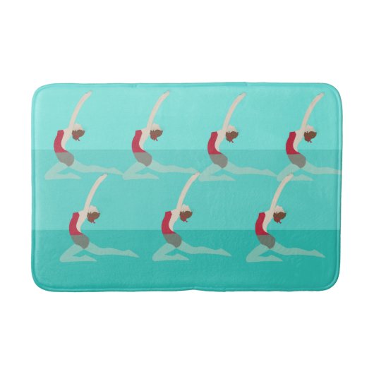 Artistic Swimming Badematte (Vorderseite)