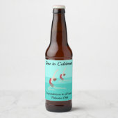 Artistic Swimming Bierflaschenetikett (Vorderseite)