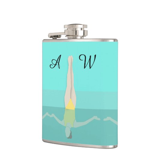 Artistic Swimming Flachmann (Links)