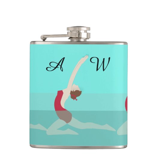 Artistic Swimming Flachmann (Vorderseite)