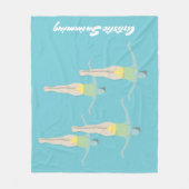 Artistic Swimming Fleecedecke (Vorderseite)