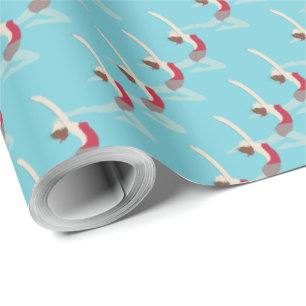 Artistic Swimming Geschenkpapier