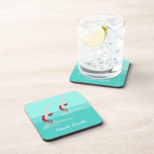 Artistic Swimming Getränkeuntersetzer (Rechte Seite)