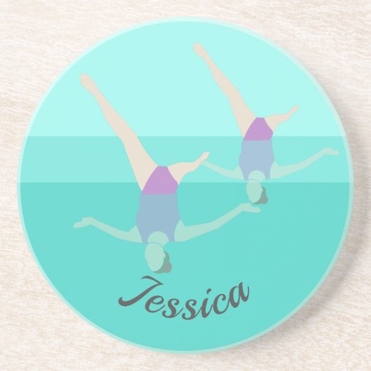 Artistic Swimming Getränkeuntersetzer (Vorne)