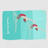 Artistic Swimming Golfhandtuch (Horizontal)