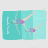 Artistic Swimming Golfhandtuch (Horizontal)