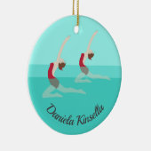 Artistic Swimming Keramik Ornament (Rechts)