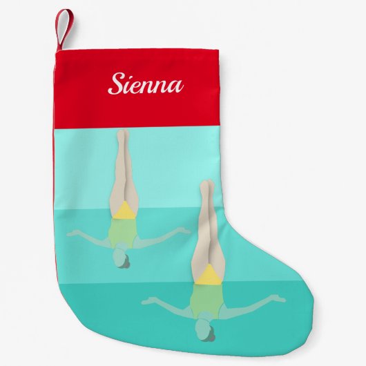 Artistic Swimming Kleiner Weihnachtsstrumpf (Vorderseite)