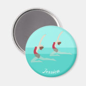 Artistic Swimming Magnet (Vorderseite/Rückseite)