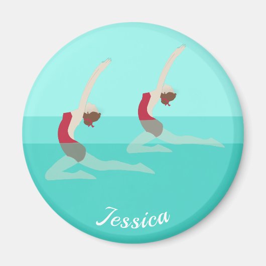 Artistic Swimming Magnet (Vorne)