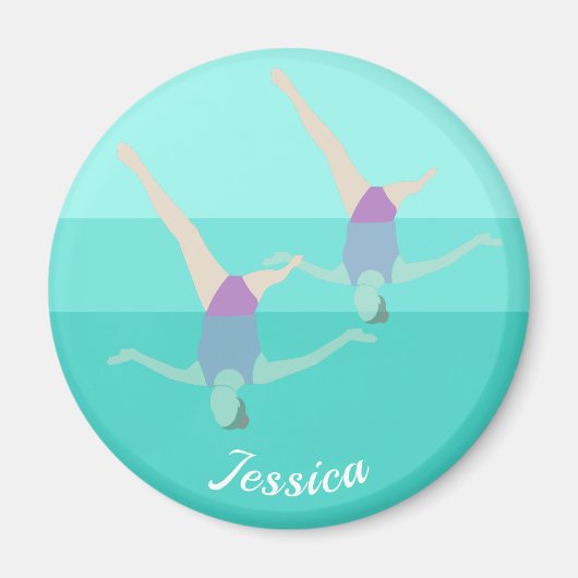 Artistic Swimming Magnet (Vorne)