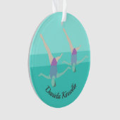 Artistic Swimming Ornament (Vorderseite)