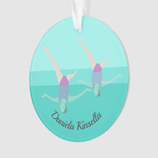 Artistic Swimming Ornament (Vorderseite)