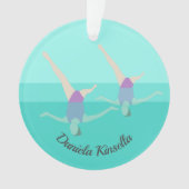 Artistic Swimming Ornament (Vorderseite)