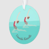 Artistic Swimming Ornament (Vorderseite)